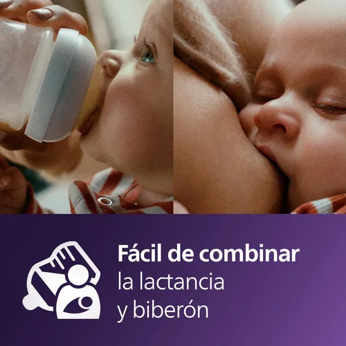 Miniatura 4 de Philips Avent - Biberón natural con boquilla de respuesta natural, rosa, 9 onzas, paquete de 4, SCY903/14