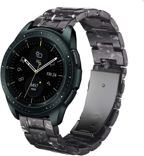 Miniatura 2 de Correa de resina compatible con Samsung Galaxy Watch 7/FE/6/5/4 1.732 in/1.575 in, Classic 6 1.850 in/1.693 in, 5 Pro 1.772 in, 4 Classic 1.811
