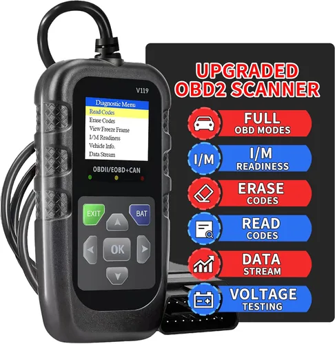 Miniatura 2 de Herramienta de diagnóstico OBD2 para coche, lector de código, probador de voltaje, código de falla de la luz de motor, OBD2/EOBD para vehículos