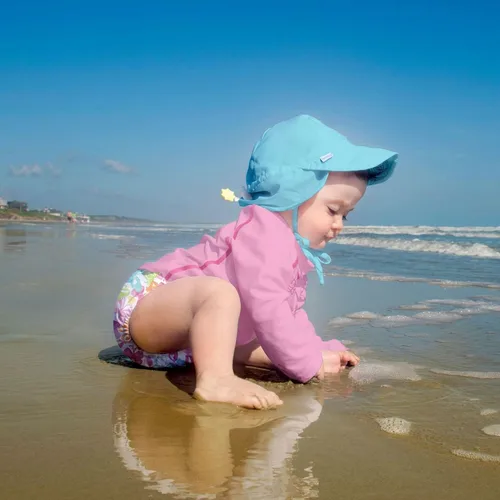 Miniatura 12 de green sprouts Sombrero de natación con solapa para bebé