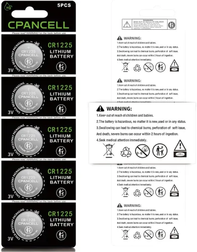 Miniatura 6 de CPANCELL Baterías de litio CR1225 3V Batería de alta capacidad (5 unidades)