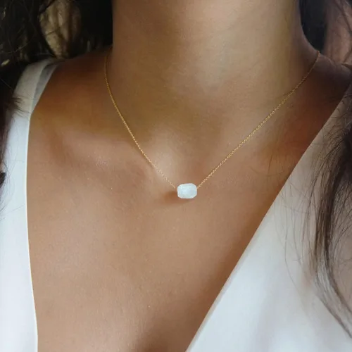 Miniatura 3 de Collar de cristal curativo de cornalina natural, collar de ansiedad terrosa y curación