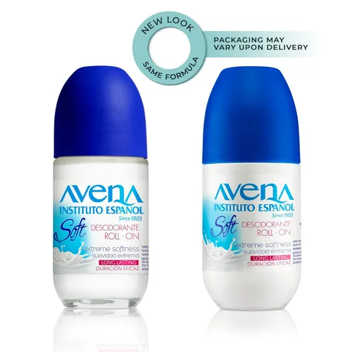 Miniatura 2 de Instituto Español Avena Desodorante Soft, Roll-On Antitranspirante, Te ayudará con el mal olor causado por el sudor, 100% Avena Natural, 24 horas