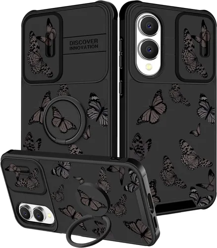 Miniatura 224 de Funermei Funda para teléfono Samsung Galaxy Note 10 Plus – Funda femenina bonita para niñas, diseño inspirador estético con funda para cámara