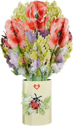 Miniatura 18 de Lovepop Ramo de Flores de Papel Desenfundable de Todos los Días para Ella y Él - Tarjetas de Felicitación 3D para Niños, Niñas, Hombres, Mujeres