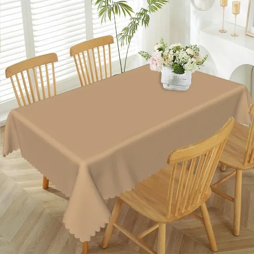 Miniatura 21 de 52x70inches Apple Green Tablecloth Heavy Duty Washable Polyester Fabric Table Cloth Rectangular Solid Color Table Cover for Kitchen Dining Room