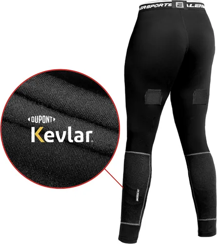 Miniatura 6 de EALER Pantalones de hockey de compresión resistentes a los cortes, con protección central Bio-Flex Cup - Hockey Jock para hombres y niños