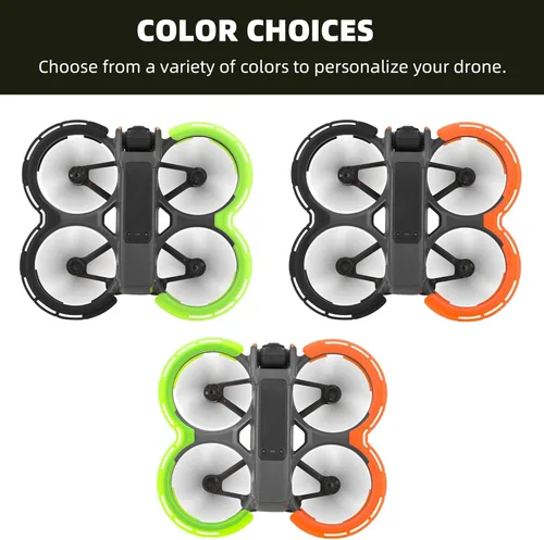 Miniatura 9 de Protección de parachoques BRDRC Avata 2, protector de hélice y protector de estabilizador, anillo anticolisión para accesorios DJI Avata 2 Fly More