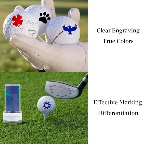 Miniatura 3 de Sello marcador personalizado para pelotas de golf, sello personalizado para pelotas de golf, marcador de pelota fotosensible impermeable, Carcasa