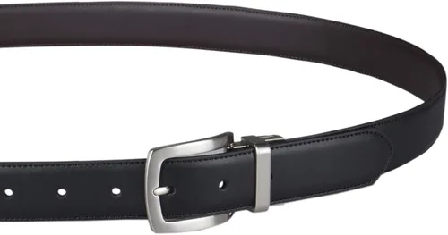 Miniatura 5 de Tommy Hilfiger Men's Leather with Two Buckles Boxed Belt Set, Black