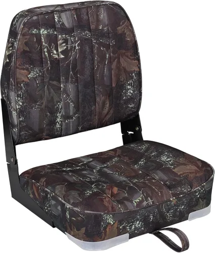 Asiento de bote plegable Leader Accessories B-Camo/Bisagra negra