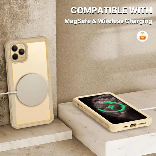 Miniatura 8 de CENHUFO Funda de privacidad para iPhone 11 Pro, funda de cuerpo completo con protector de pantalla de privacidad de vidrio templado 9H integrado