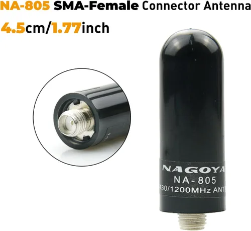 Miniatura 4 de NA-805 Antena corta universal Walkie Talkie Antena de repuesto para radios PUXING Kenwood HYT UV5R (paquete de 2) 2.0 in Ultra-corto 2.15/3.0