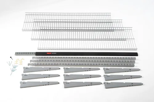 Miniatura 3 de Rubbermaid Fasttrack Rail Storage - Kit de 3 estantes de 48 x 16 pulgadas, 350 libras por estante, para el hogar, garaje, cobertizo/organización