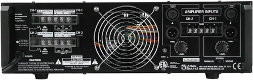 Miniatura 3 de Atlas Sound Amplificador 200W 70V