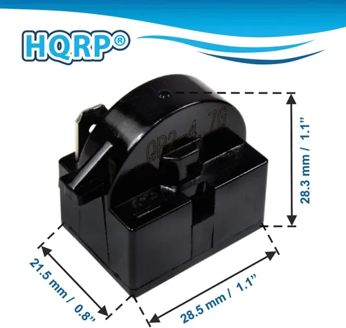 Miniatura 5 de HQRP Paquete de 5 unidades QP2-4.7 de 4.7 ohmios de 1 pin PTC de arranque/relé de arranque para Vinotemp VT-15TS VT-27TS VT-34TS VT-36 VT-36TS