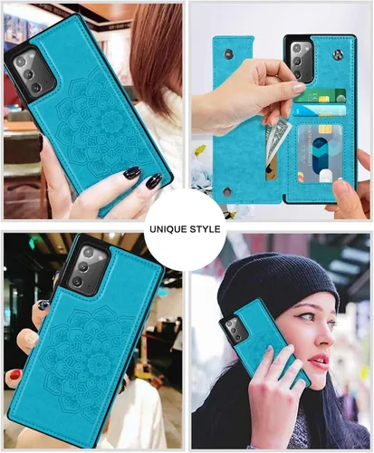 Miniatura 9 de BENTOBEN Funda tipo cartera para Samsung Galaxy Note 20 5G, piel sintética, resistente, resistente, a prueba de golpes, con ranuras para tarjetas