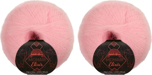 Miniatura 30 de JubileeYarn Mohair Elixir Yarn - 50g/Skein Baby Wool Blend - Cosmopolitan - 1 Skein