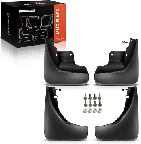 Miniatura 15 de A-Premium Juego de 4 unidades de guardabarros con accesorios de hardware compatibles con Jeep Patriot 2011-2017, Sport Utility, color negro