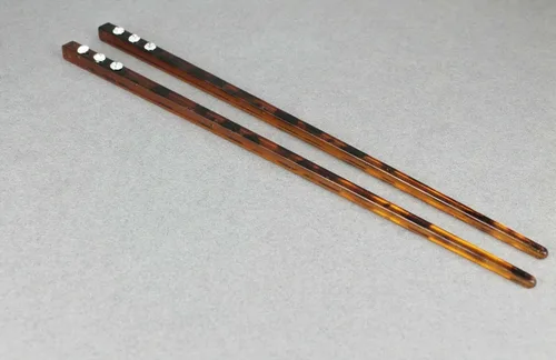 Miniatura 3 de Palillos de plástico marrón para cortar el cabello, accesorios de cristales, pasadores de 7.5 pulgadas de largo, juego de 2 accesorios