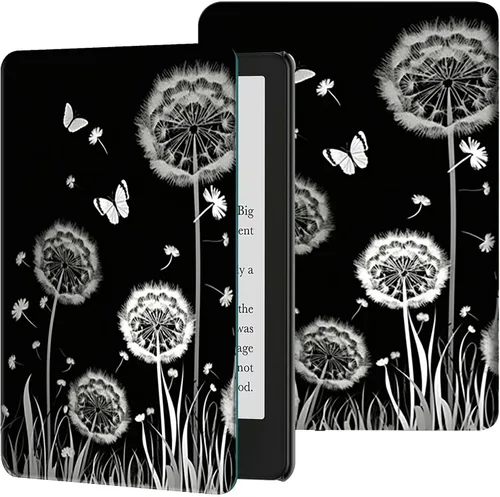 Miniatura 37 de Funda para Kindle de 6 pulgadas (11.ª generación, versión 2024/2022) delgada de piel sintética, ajustable, multiángulo, Smart Shell con función