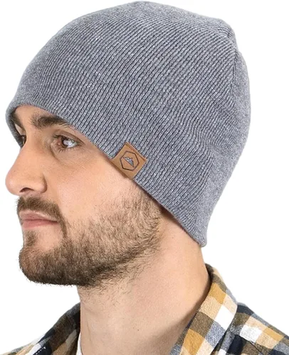 Miniatura 18 de Tough Headwear Daily Knit Beanie – Gorros para hombre – Sombreros de invierno para hombres y mujeres – Sombreros de punto cálidos para clima frío