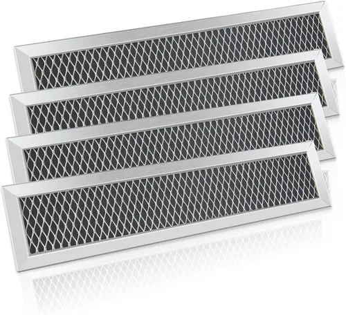 Miniatura 9 de WB02X11550 Reemplazo de filtro de carbón para microondas GE JX81L, Frigidaire FRPAMRAF, Gallery, 5304464577, Bosch, 2-1/4 pulgadas x 10-3/8 pulgadas