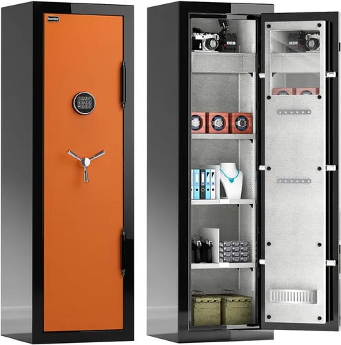 Miniatura 11 de Caja fuerte ignífuga con bloqueo digital – Caja fuerte grande de 8.12 pies cúbicos para pistola para el hogar, la oficina y los negocios Diseño