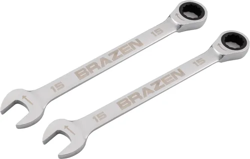Miniatura 4 de BRAZEN Paquete de cinco llaves de trinquete de 9/16" (estándar)
