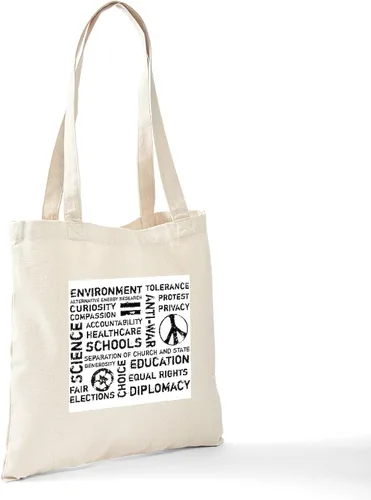 Miniatura 7 de CafePress No Liberal Psychobabble Tote Bag Canvas Tote