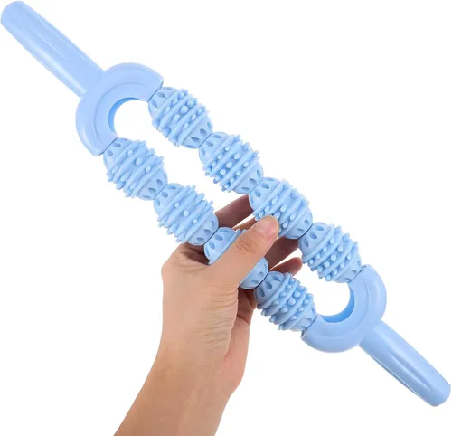 Miniatura 6 de SOIMISS Massage Roller for Legs Muscle, Calf Massager Roller Runner Device, Sports Leg Massager with Handle, Portable Relax Muscle Stick for