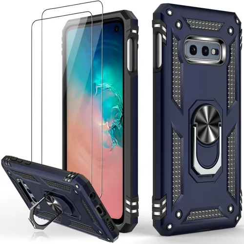 Miniatura 13 de IKAZZ Funda para Galaxy A10e con protector de pantalla, grado militar, a prueba de golpes, resistente, pasa prueba de caída de 16 pies con soporte