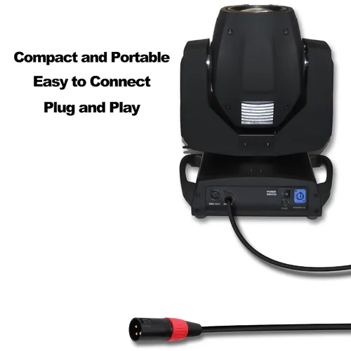 Miniatura 7 de XLR Adaptador de audio macho de 3 pines a 5 pines hembra Cable DMX Cable de altavoces Cable para micrófono DMX Luz de escenario -1M/3.3FT