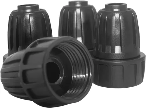 Miniatura 6 de Hooshing 4 tubos de riego por goteo de 1/2 pulgada a grifo, adaptador de manguera de jardín de 3/4 a 1/2 pulgadas, adaptador de manguera de riego