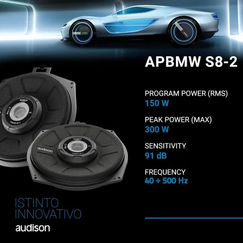 Miniatura 4 de Audison AP BMW S8-2 Prima Series 8" (200mm) Subwoofer 2Ω para BMW