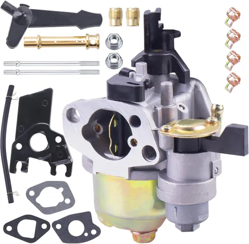 Miniatura 14 de Kit de Adaptador de Filtro de Aire de Carburador Mejorado de Alto Rendimiento con Bujía de Admisión Compatible con Predator 212cc 6.5 Hp Honda Gx160