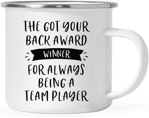 Miniatura 43 de Andaz Press Taza de café de acero inoxidable de 11 onzas con diseño de fogata, regalo divertido para compañero de trabajo, ganador del premio