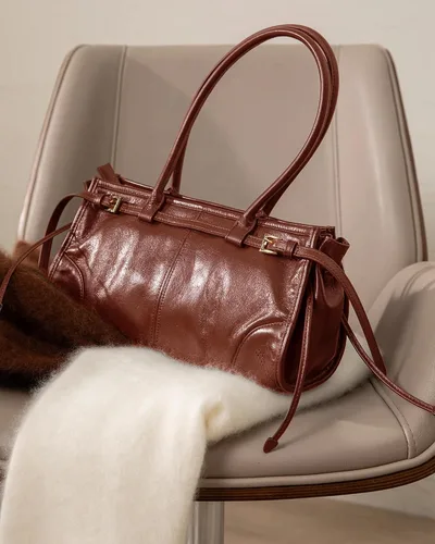 Miniatura 7 de NEWBELLA Bolso de mano de piel sintética para mujer, bolso de hombro convertible con asa superior para trabajo de noche