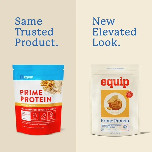 Miniatura 2 de Equip Foods - Polvo de proteína limpia de carne de res alimentada con pasto, aislado proteico, apto para dieta carnívora, paleo y keto, sin gluten