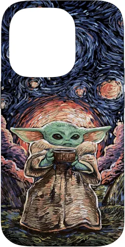Miniatura 17 de Star Wars: The Mandalorian The Child Starry Night Style - Carcasa para iPhone 17
