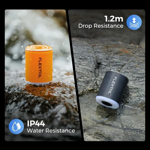 Miniatura 5 de FLEXTAILGEAR Bomba de Aire Portátil con Linterna de Camping Tiny Pump 2X Bomba de Aire de 4kPa para Inflables Bomba de Colchón de Aire Recargable