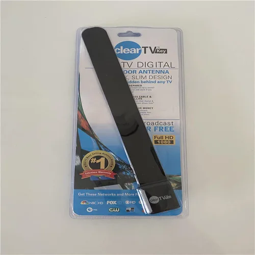 Miniatura 4 de Antena de TV, HD Clear TV Key Digital Receptor de señal interior Amplificador de antena, recibe canales de TV gratis, fácil instalación