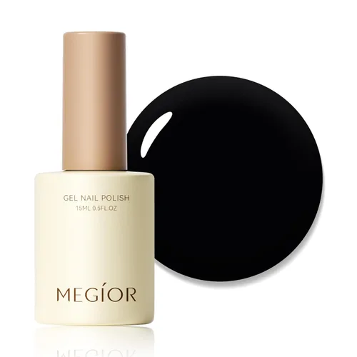 Miniatura 24 de MEGIOR Esmalte de uñas de gel blanco de 0.5 fl oz, color blanco antiguo, secado con luz UV, esmalte de gel francés, arte de uñas, salón de manicura
