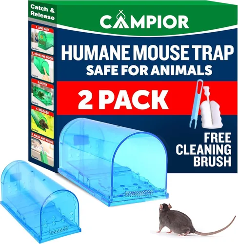 Miniatura 14 de Campior Trampa Humana para Ratones para Casa – Grande, Trampas para Ratones Sin Matar para Interiores para el Hogar, Trampa para Ratas y Ratones