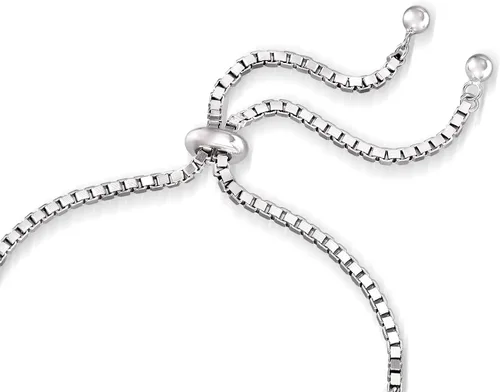 Miniatura 3 de Ross-Simons Pulsera Bolo Granate de 5,00 qt t en Plata de Ley, Gema, Granate