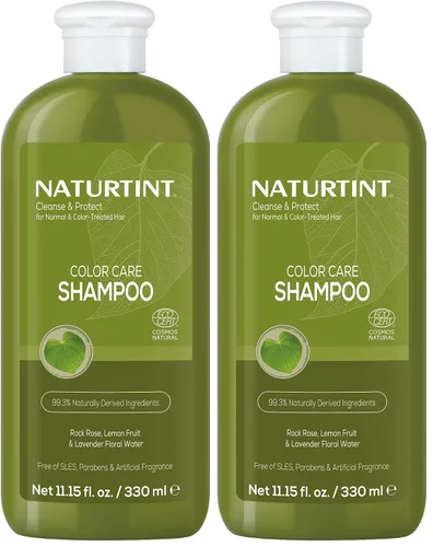 Miniatura 7 de Naturtint Champú para el cuidado del color para cabello teñido, seco o normal, formulado para mantener la vitalidad sin parabenos, lauril sulfato