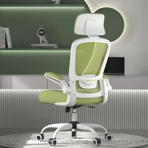Miniatura 9 de Mimoglad Silla de oficina, silla de escritorio ergonómica de respaldo alto con soporte lumbar ajustable y reposacabezas, silla giratoria con Todo