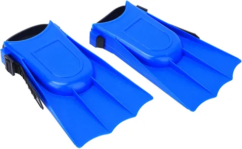 Miniatura 7 de Aletas cortas de natación para nadar en la piscina, aletas de natación de 25 a 30 yardas para esnórquel, un par de aletas de piscina de PVC