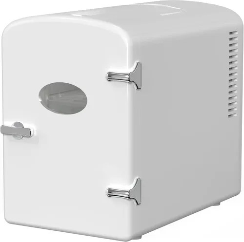 Miniatura 12 de HealSmart Mini refrigerador portátil, refrigeradores compactos enfriadores y calentadores de 4 litros 6 latas, con ventana de observación, 100%