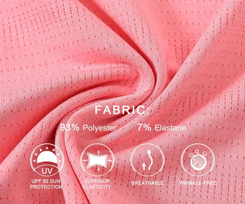 Miniatura 7 de BASUDAM Polo de golf para mujer, cuello en V, manga corta, sin cuello, secado rápido